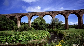 Vertical spotlight Tassagh Railway Viaduct