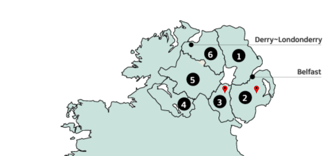 Twinned Region Package Northern Ireland (The Mournes, Down and Armagh)