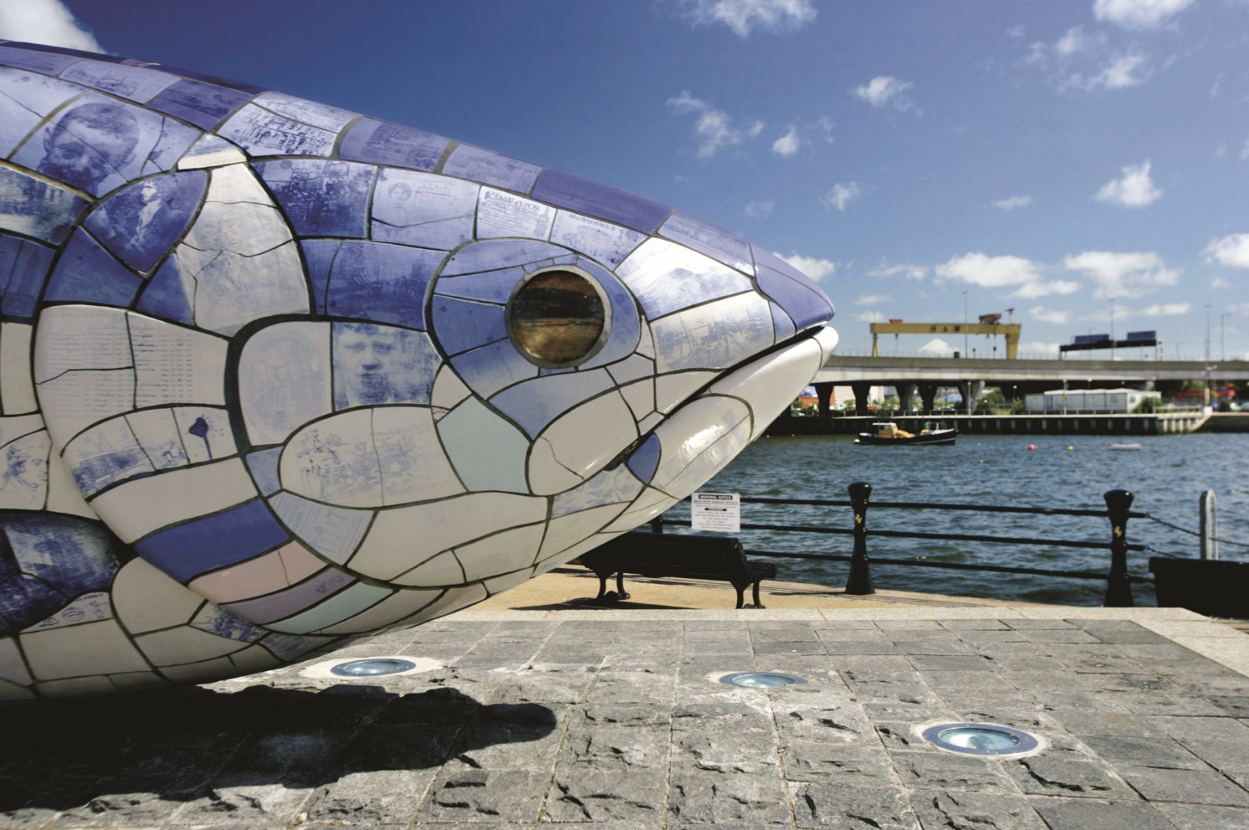 Big Fish on the River Lagan, Belfast